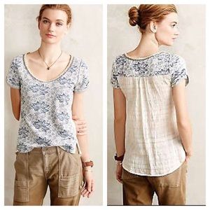 Anthropologie Akemi + Kin Floral Top